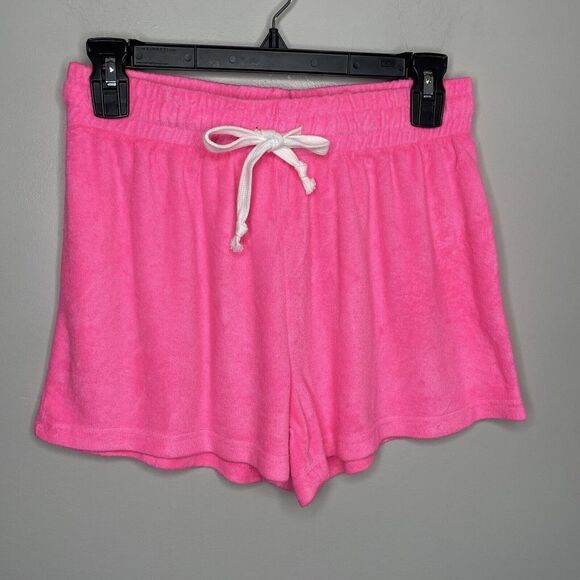 GENERATION LOVE Womens Becky Terry Sweat Shorts NEW Barbie Pink Small S - Picture 3 of 8